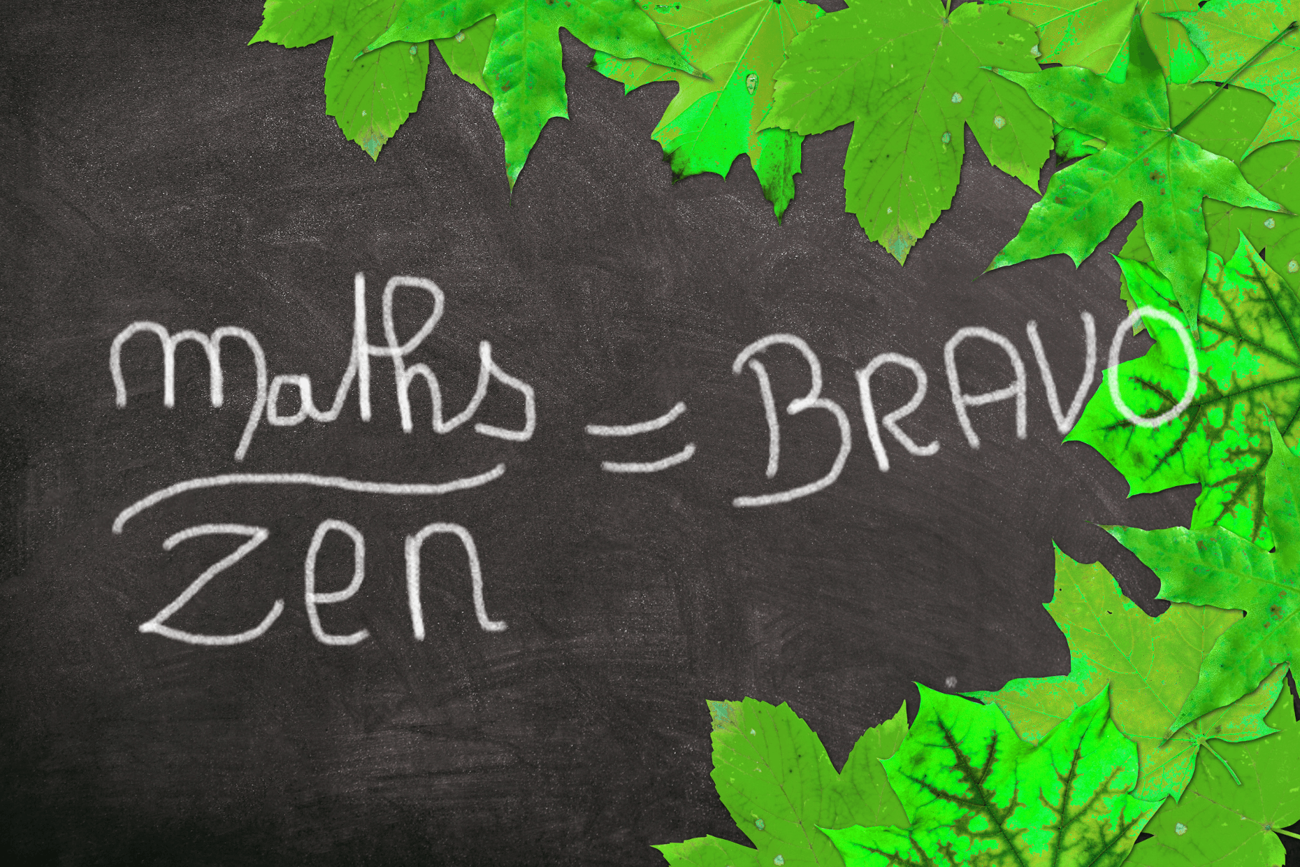 Maths / Zen = BRAVO